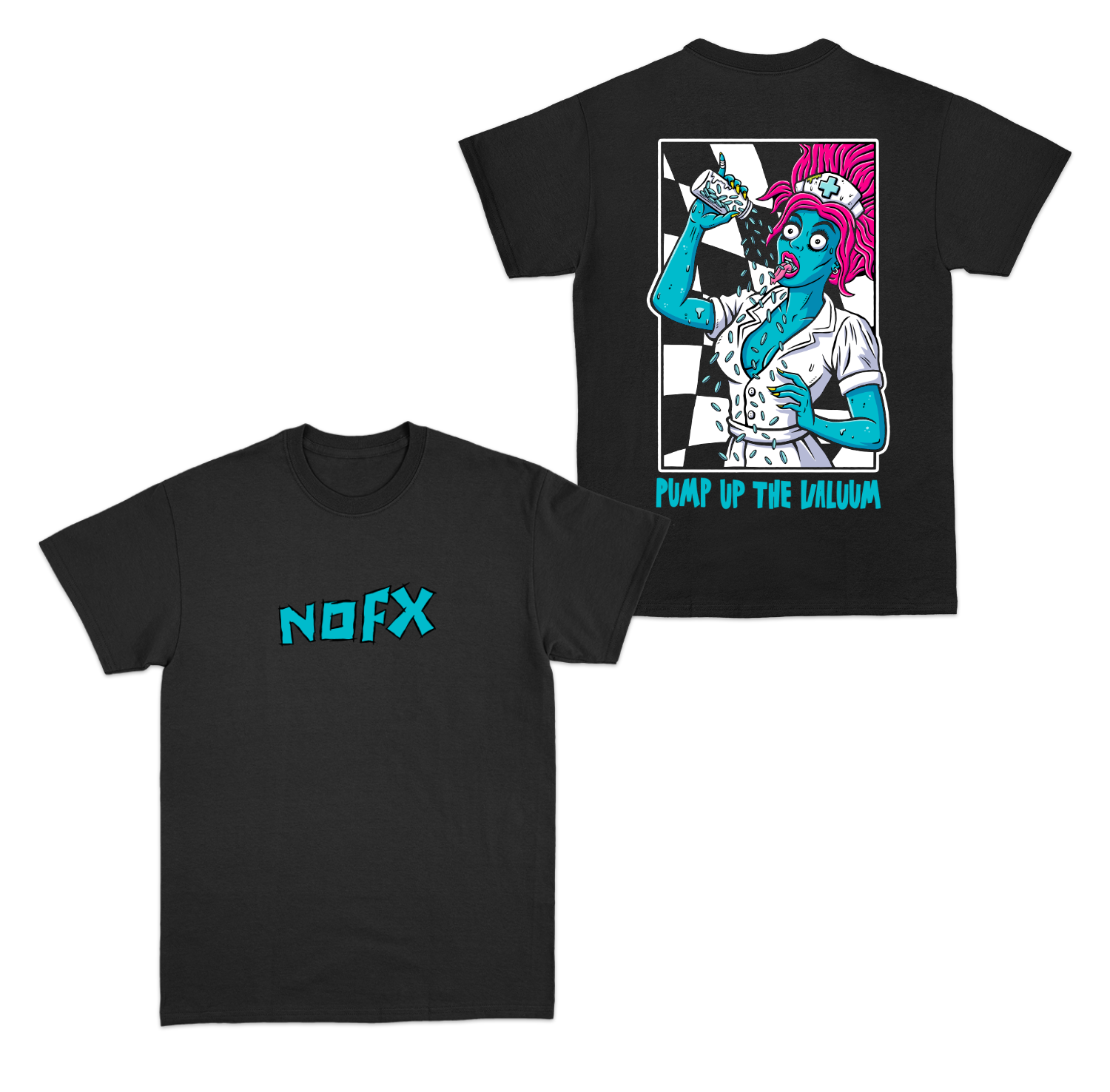 あ NOFX PUMP UP THE VALUUME Tシャツ L PUMP UP THE VALUUM T-SHIRT – NOFX EU/UK Store